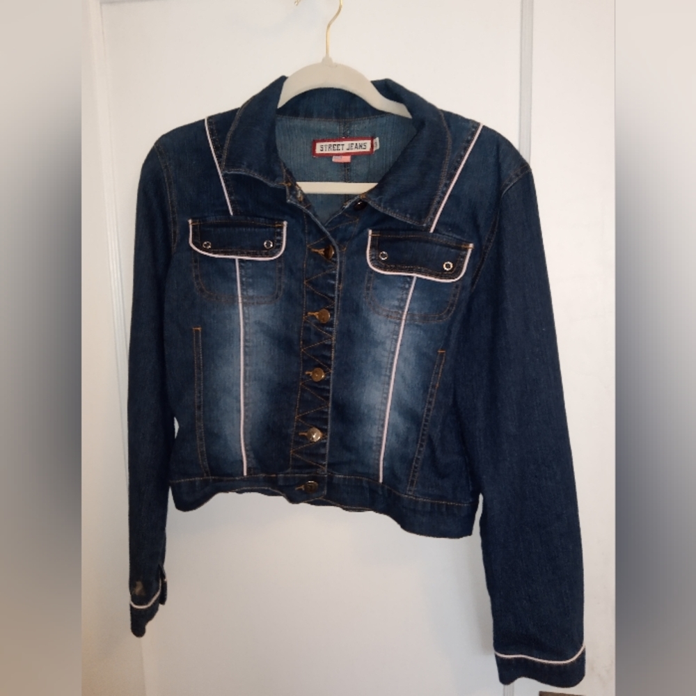 Street Jeans Denim Jacket Jr's. Sz. 3